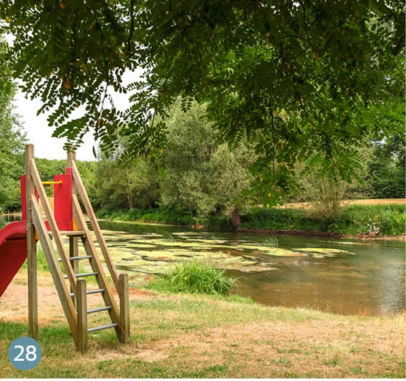 28 Route du Pont Cuzé Ruhiger Rastplatz mit Spielplatz und flachem Strand Von - фото 318