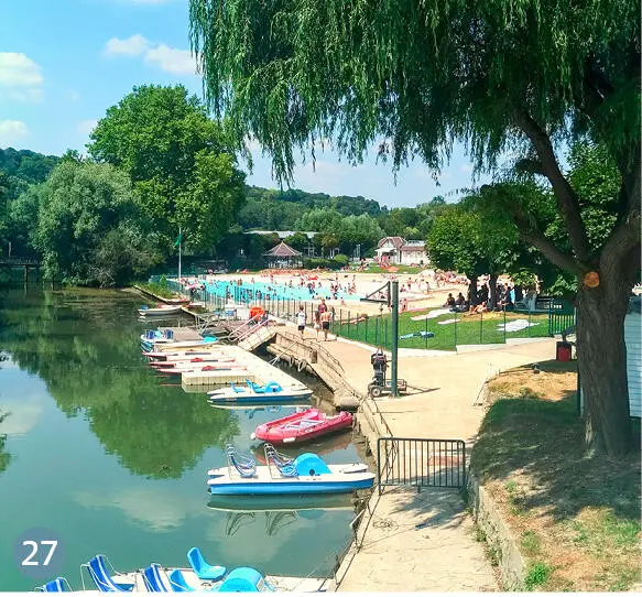 27 Plage de lIsle Adam Strandbad aus den 1930ern mit Rutschen und - фото 111