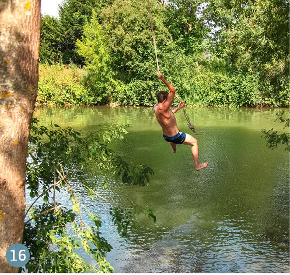 16 Vieux Bourg Artins Picknickwiese am Fluss mit Spielplatz und Schwingseil - фото 288