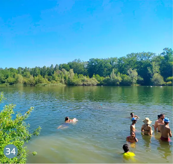 34 Étang du Buissonnet Kleiner See direkt an der Straße im Forêt de Compiègne - фото 131