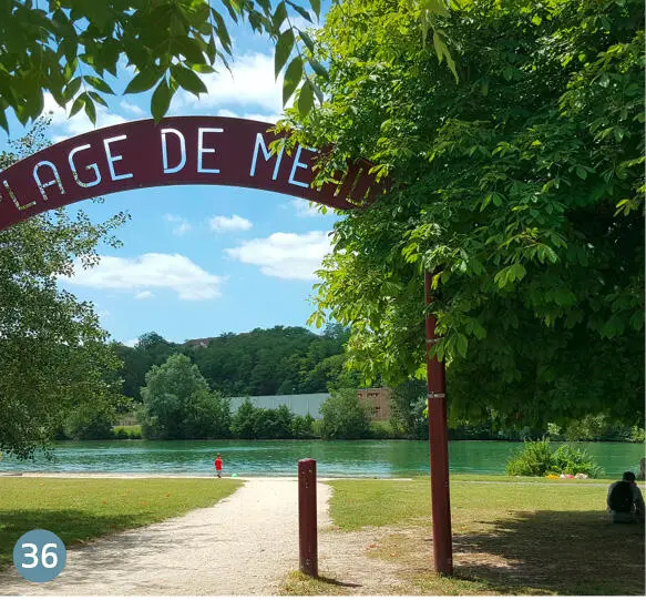 36 Plage de Meaux Beliebter Stadtstrand Weitere Badestellen erreicht man zu - фото 136