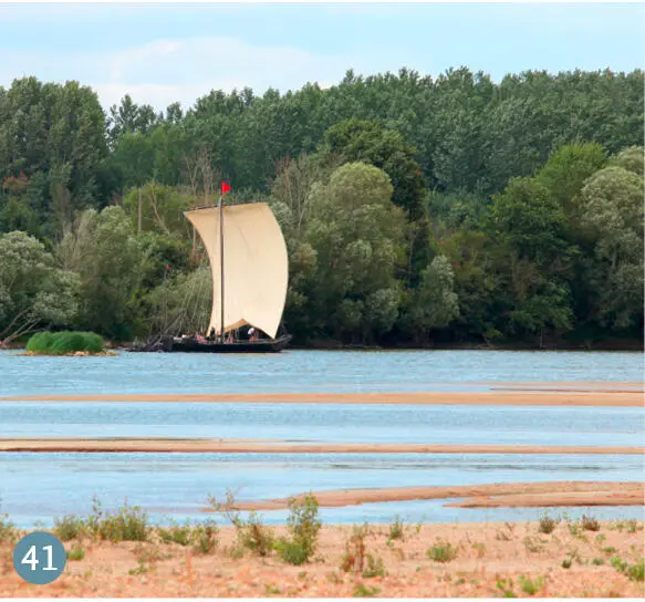 41 Villandry Ein kurzer Weg führt vom Radwanderweg an der Loire zu Strand und - фото 352