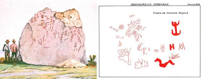 Figura 1 Las transcripciones históricas de pinturas rupestres de la región - фото 4