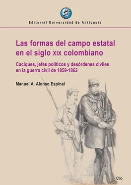 Manuel A. Alonso Espinal Las formas del campo estatal en el siglo xix colombiano обложка книги