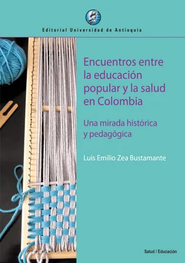 Luis Emilio Zea Bustamante Encuentros entre la educación popular y la salud en Colombia обложка книги