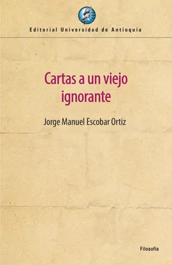 Jorge Manuel Escobar Ortiz Cartas a un viejo ignorante обложка книги