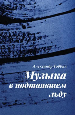 Александр Товбин Музыка в подтаявшем льду обложка книги