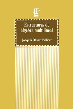 Joaquín Olivert Pellicer Estructuras de álgebra multilineal обложка книги