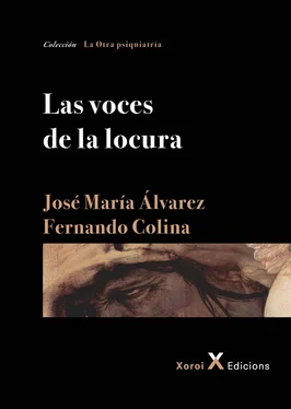 José María Álvarez Las voces de la locura обложка книги