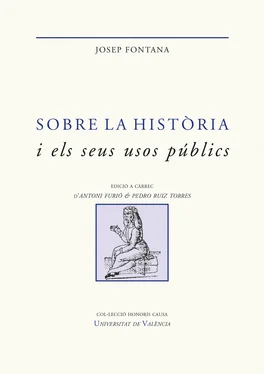 Josep Fontana Lázaro Sobre la història i els seus usos públics обложка книги