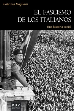 Dogliani Patrizia El fascismo de los italianos обложка книги