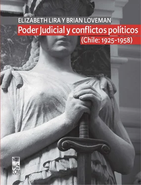 Brian Loveman Poder Judicial y conflictos políticos. Volumen I. (Chile: 1925-1958) обложка книги