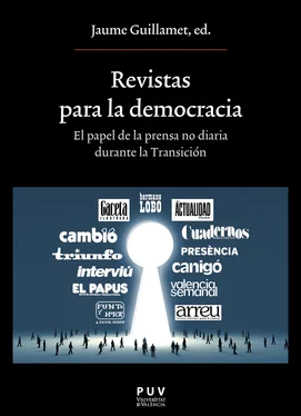 AAVV Revistas para la democracia. El papel de la prensa no diaria durante la Transición обложка книги