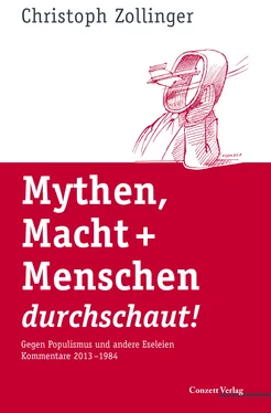 Christoph Zollinger Mythen, Macht + Menschen durchschaut! обложка книги