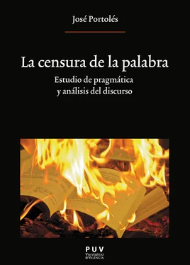 José Portolés Lázaro La censura de la palabra обложка книги