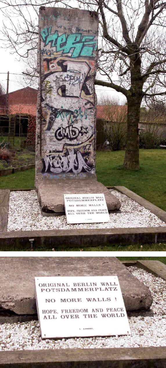 The Wall in Lode Anseels garden Zwevedele Wingene Lode Anseel The Berlin - фото 20