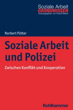 Norbert Pütter Soziale Arbeit und Polizei обложка книги