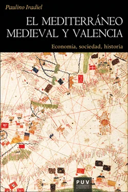 Paulino Iradiel Murugarren El mediterráneo medieval y Valencia обложка книги