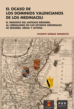 Vicente Gómez Benedito El ocaso de los dominios valencianos de los Medinaceli обложка книги