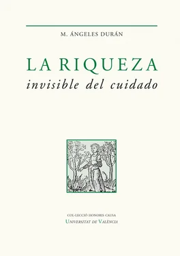 Mª Ángeles Durán Heras La riqueza invisible del cuidado обложка книги