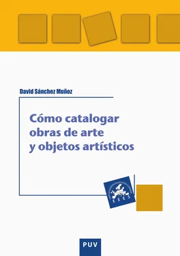 David Sánchez Muñoz Cómo catalogar obras de arte y otros objetos artísticos обложка книги