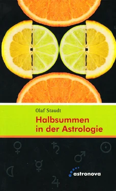 Olaf Staudt Halbsummen in der Astrologie обложка книги