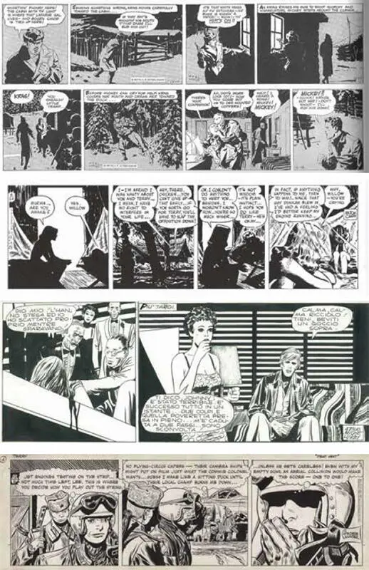 Noel Sickles Scorchy Smith viñeta de 19351936 Milton Caniff Terry y los - фото 19