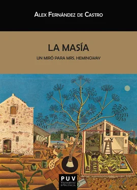 Alex Fernández de Castro La masía, un Miró para Mrs. Hemingway обложка книги