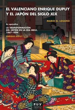 Mario Giuseppe Losano El valenciano Enrique Dupuy y el Japón del siglo XIX обложка книги