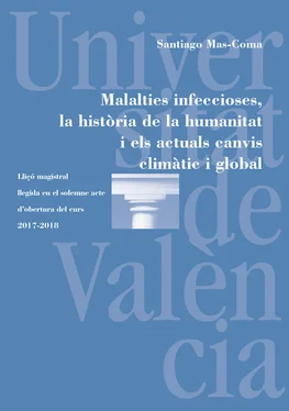 Santiago Mas Coma Malalties infeccioses, la història de la humanitat i els actuals canvis climàtic i global обложка книги