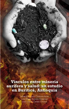 Jaiberth Antonio Cardona Arias Vínculos entre minería aurífera y salud: un estudio en Buriticá, Antioquia обложка книги