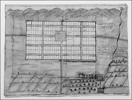 Figura 4 Modificació del mapa amb el plànol de la traça de Santa Magadalena - фото 9