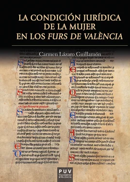 Carmen Lázaro Guillamón La condición jurídica de la mujer en los Furs de València обложка книги