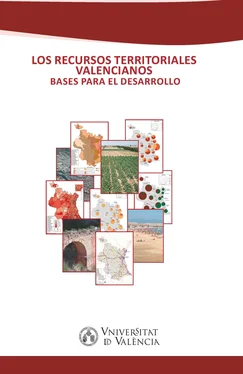 AAVV Los recursos territoriales valencianos обложка книги