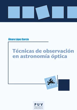 Álvaro López García Técnicas de observación en astronomía óptica обложка книги