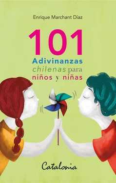 Enrique Marchant Díaz 101 Adivinanzas chilenas para niños обложка книги