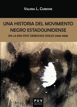 Valeria L. Carbone Una historia del movimiento negro estadounidense en la era post derechos civiles (1968-1988) обложка книги