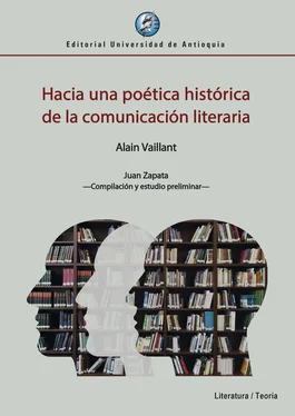 Alain Vaillant Hacia una poética histórica de la comunicación literaria обложка книги