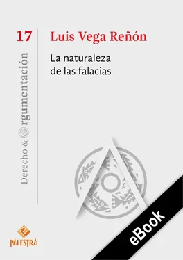 Luis Vega-Reñón La naturaleza de las falacias обложка книги