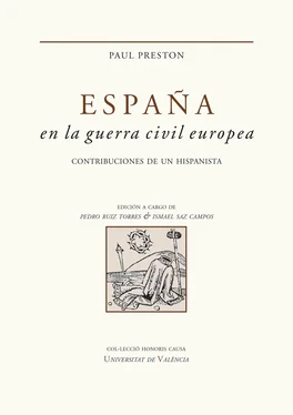 Paul Preston España en la guerra civil europea