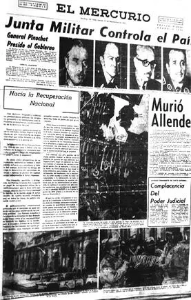 El Mercurio 13 de septiembre de 1973 portada La Junta Militar además de - фото 3