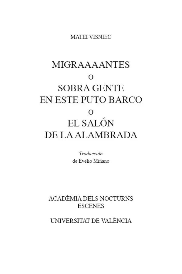 Migraaaantes o sobra gente en este puto barco o el salón de la alambrada - изображение 2