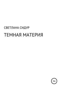 Светлана Сидур Темная материя обложка книги