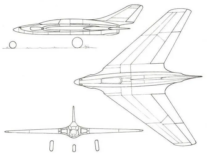 Мессершмитт Me P1111 Проект получил в целом хорошую оценку несмотря на - фото 234
