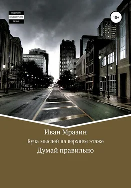 Иван Мразин Куча мыслей на верхнем этаже обложка книги