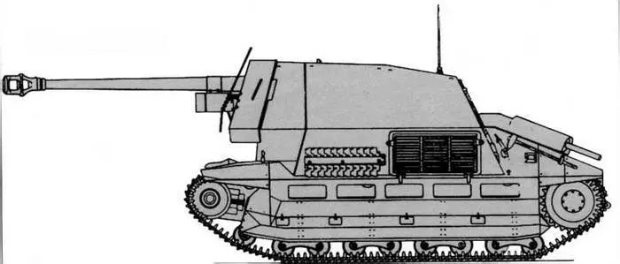 75cmРак 40Sf Char leger Mle 1936 FCM 105 cm leFH 16 Sf auf - фото 33