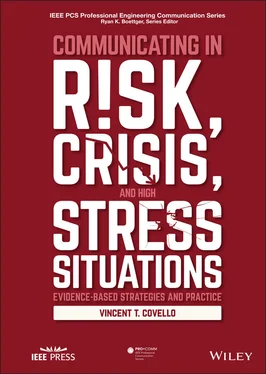 Vincent T. Covello Communicating in Risk, Crisis, and High Stress Situations: Evidence-Based Strategies and Practice обложка книги