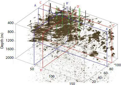 Figure 17 Use of conventional seismic well log data and MEQ data to create a - фото 8