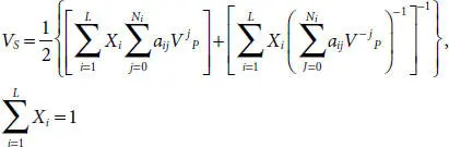 where L is the number of lithology in the formation Xi is the percentage of - фото 13