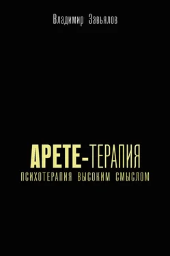 Владимир Завьялов Арете-терапия. Психотерапия высоким смыслом обложка книги